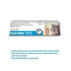 NUTROMIX - VITAMINA SUPLEMENTO PARA GATOS HAIRBALL REMEDY X 120 G