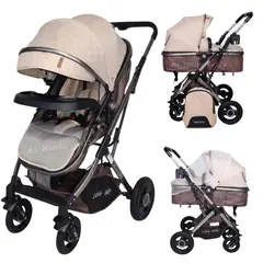 BABY HAPPY - Coche Moises para Bebe Reversible 2026 Golden Kah