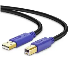 GENERICO - Cable Usb Para Impresora Epson Hp Canon Xerox Brother 150cm