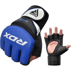 RDX - RDX F12 GUANTES MMA DE GRAPPLING AZUL-XL
