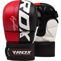RDX - RDX T6 GUANTES MMA DE SPARRING ROJO-XL