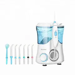 TECH CARE - Irrigador Bucal Limpieza Dental + 10 modos + 7 boquillas