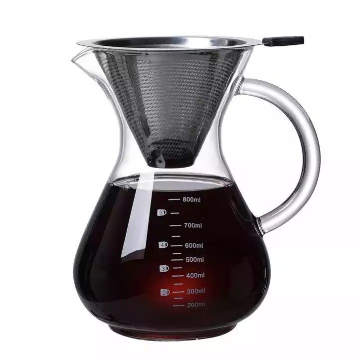 Cafetera de goteo con filtro de acero x 600ml