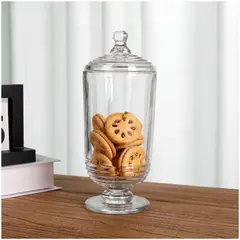 INSPIRA - Bombonera de Vidrio Dulcera Recipiente Multiusos Diseño Aleatorio