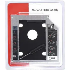 GENERICO - Caddy disco duro SATA universal 9.5mm