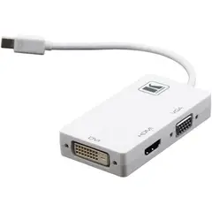 GENERICO - Mini displayport a vga dvi hdmi blanco
