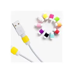 GENERICO - Protector de cable lightning / color entero 2 unidades