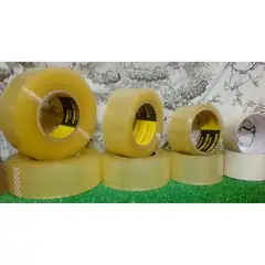 GENERICO - Cinta de embalaje de 200 yardas x6 rollos