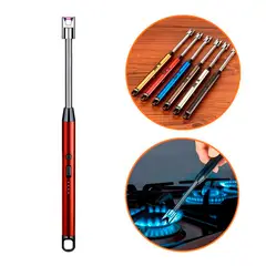BUYPAL - Encendedor Recargable Flexible 360° con Bloqueo de Seguridad Rojo