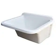 GENERICO - Lavadero Fibra de Vidrio Amazonas  53x44x26cm Blanco