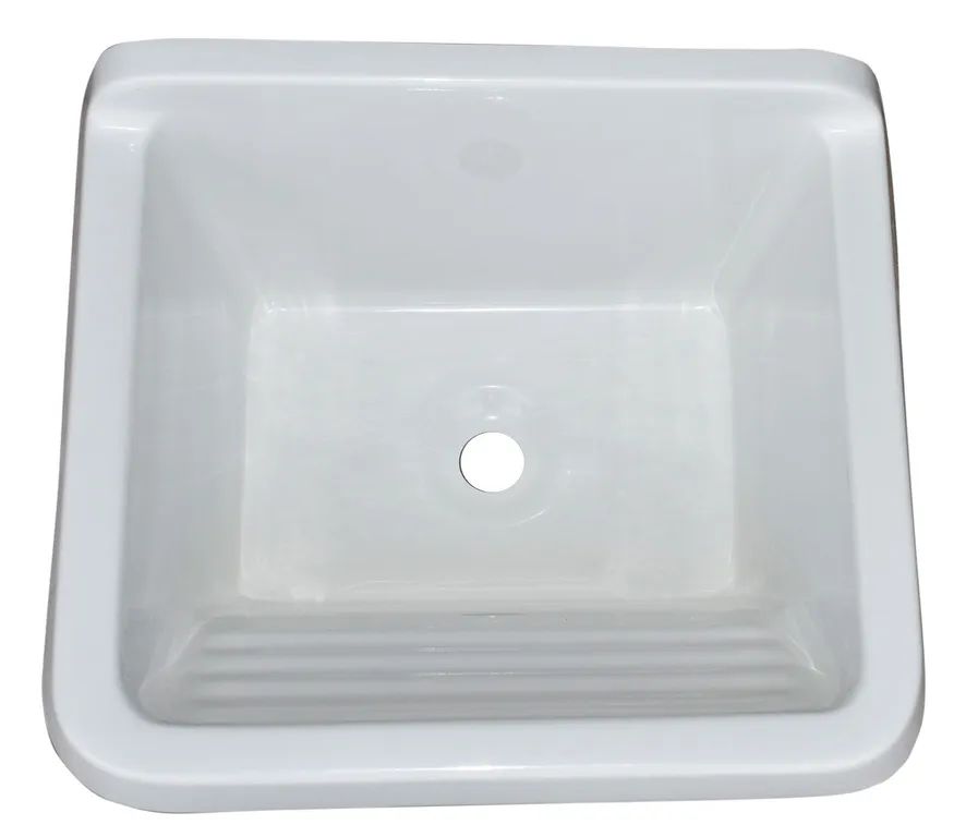 Lavadero Fibra de Vidrio Amazonas 45x40x26cm Blanco