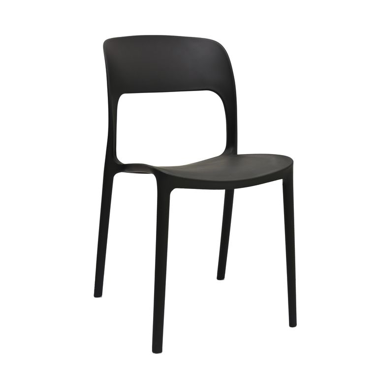 Silla De Diseño Obi Negro Bonno