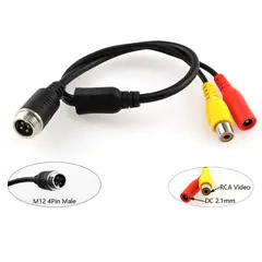 GENERICO - Cable Adaptador 4 Pines a Av Video para Cámaras