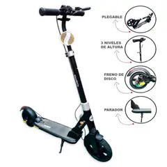 OKA - Scooter de Aluminio »JUVENIL» BLACK