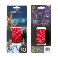 NITE IZE - Brazalete Reflectante LED Rojo SLPR10 Recargable