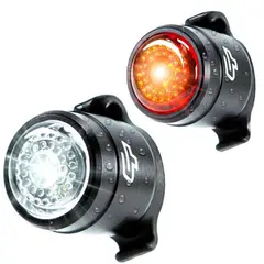 CYCLE TORCH - Combo Luz LED Posterior y Frontal de Aluminio - Recargables