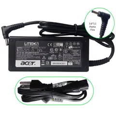 OEM - Cargador Acer Aspire (Punta Fina) 19v 2.37a 45w