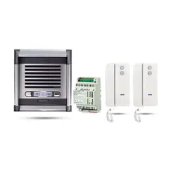 BELCOM - Kit Intercomunicador Para Departamento Edificio 2 Puntos Belcom PE-0702