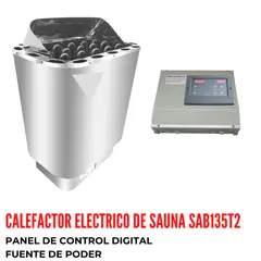 GENERICO - Calefactor para Sauna Eléctrico 6KW