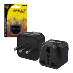OPALUX - Adaptador Enchufe Multiple Redondo 3 En Linea Op603-l
