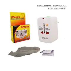 GENERICO - Adaptador Internacional Enchufe Universal Viajero 110v 220v