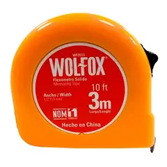WOLFOX - Wincha Naranja 3 m x 12.7 mm WF3513