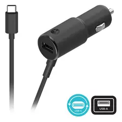 MOTOROLA - - Cargador de Auto TurboPower 36 USB-A USB-C 3X