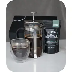LIMA CON CAFEINA - Pack de inicio Prensa Francesa - Premium
