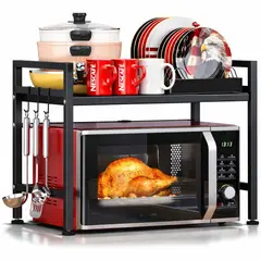 MINARI - Estante Organizador de Microondas Expandible para Cocina AC1