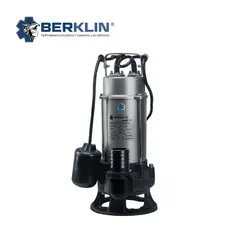 BERKLIN - BOMBA SUMERGIBLE PARA AGUA SUCIA DE 2HP