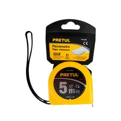 PRETUL - Wincha Cinta Metrica De 5 Metros De Metal