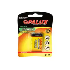 OPALUX - Bateria Pila 9v Recargable
