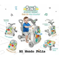 BABY CAM - Caminador para Bebe Musical Didactica con Pelotitas 5 en 1
