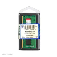 KINGSTON - KINGSTON Memoria RAM 4GB 2666MHz DDR4 SODIMM CL19