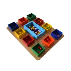 GENERICO - Juguete Educativo Matemático Caja Mackinder de 100 pcs