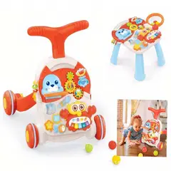 JP SOPORTECOM - Andador Y Mesa Activa Para Bebés 2 En 1