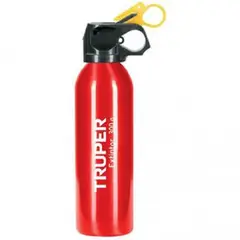 TRUPER - Extintor Portátil Desechable 450 g, Polvo Tipo ABC,
