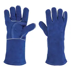 Truper - Guantes azules reforzados para soldador Truper