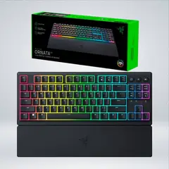RAZER - TECLADO GAMER ORNATA V3 RGB LOW PROFILE TECLAS MULTIMEDIA