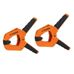 TRUPER - Prensa resorte 4pul carpintero pack 2und