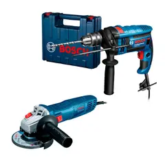 BOSCH - Taladro Percutor GSB 16 RE MP + Amoladora GWS 700