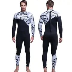 GENERICO - Wetsuit M Neopreno 3mm Negro Calaveras