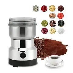 PERU IMPORTACIONES - MOLINO ELECTRICO DE GRANOS CAFE ACERO INOXIDABLE - 4 ASPAS