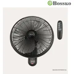 BOSSKO - Ventilador de Pared Bossko 16" con Control Remoto y 3 Aspas - BK-8210PD