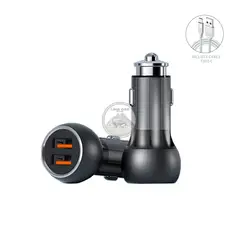 LDNIO - Cargador de auto 3.0 USB 36w Cenicero + Cable Tipo C