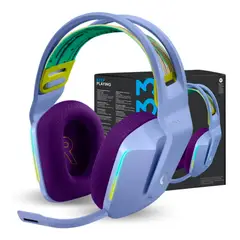 LOGITECH - Audifono Gamer G733 Wireless RGB 29h bateria - lila