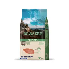 BRAVERY - Alimento para Perros Raza Pequeña Puppy Pollo 7Kg