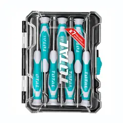 TOTAL TOOLS - JUEGO DE DESTORNILLADORES 7 PZS PROFESIONAL TOTAL - THT250726