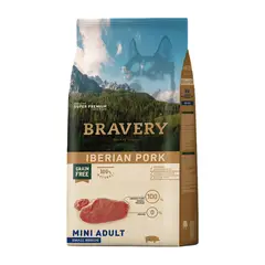BRAVERY - Alimento Perros Pequeños Adulto Cerdo Ibérico 2Kg.