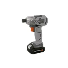 GLADIATOR - ATORNILLADOR DE IMPACTO RECARGABLE 12V BRUSHLESS CON UNA BATERIA